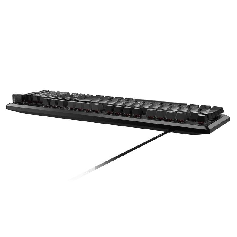 CORSAIR K70 CORE RGB Mechanical Gaming Keyboard - Black, Full-size RGB, PreLub MLX Red Linear Switches, Sound Dampening, Media Control Dial, iCUE Compatible, QWERTY NA 6 CORSAIR K70 CORE RGB Mechanical Gaming Keyboard - Black, Full-size RGB, PreLub MLX Red Linear Switches, Sound Dampening, Media Control Dial, iCUE Compatible, QWERTY NA - Ảnh 6