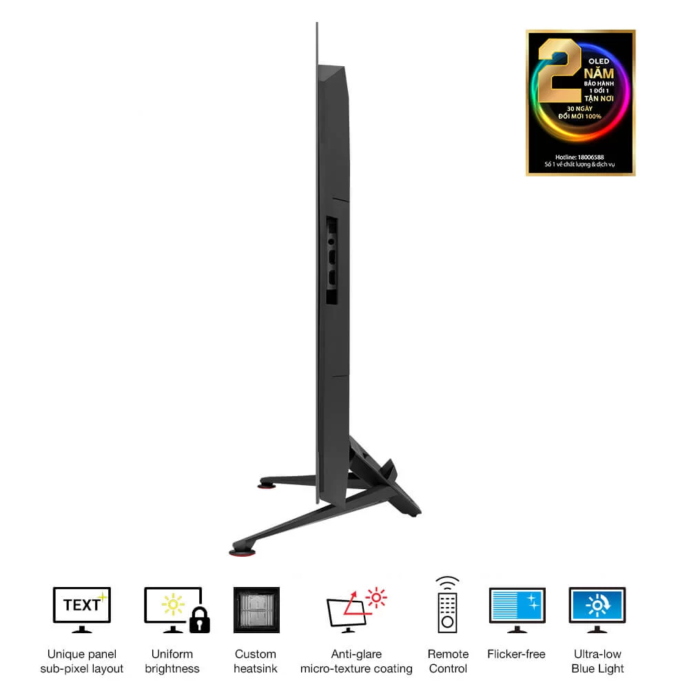 ASUS ROG Swift OLED PG42UQ OLED Gaming Monitor - 42 inch 4K (5120 x 1440), 138Hz (overclocked), 0.1 ms (GTG), G-SYNC® compatible. 98% DCI-P3, true 10-bit, HDMI® 2.1, Remote Control 8 ASUS ROG Swift OLED PG42UQ OLED Gaming Monitor - 42 inch 4K (5120 x 1440), 138Hz (overclocked), 0.1 ms (GTG), G-SYNC® compatible. 98% DCI-P3, true 10-bit, HDMI® 2.1, Remote Control - Ảnh 8