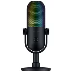Razer Seiren V3 Chroma RGB USB Microphone - Multi-Function Tap-to-Mute Sensor - Supercardioid Condenser Mic