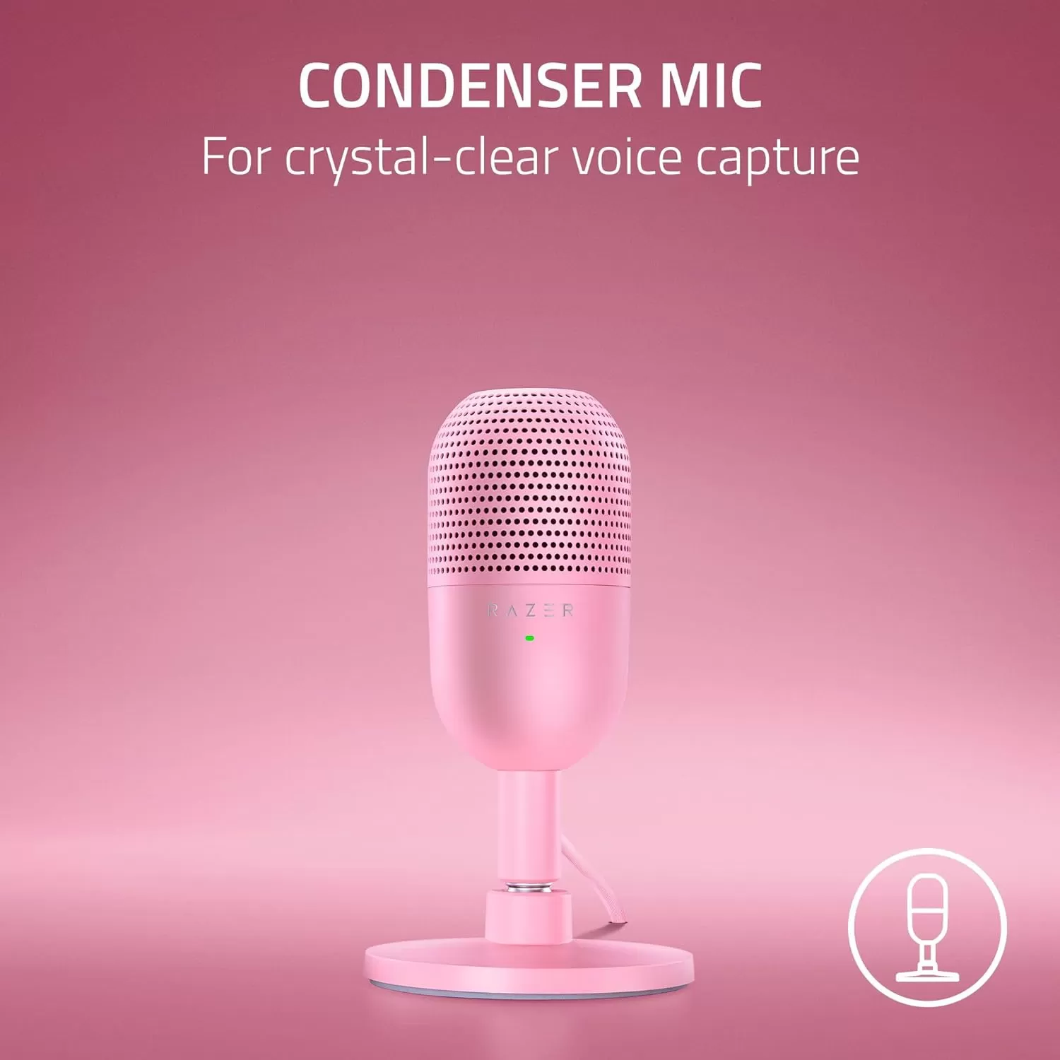 Razer Seiren V3 Mini USB Microphone Pink page mb 1