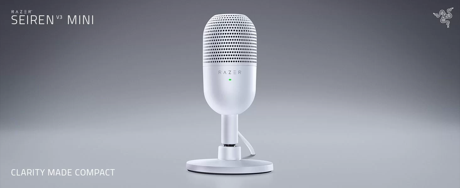 Razer Seiren V3 Mini USB Microphone White page 1