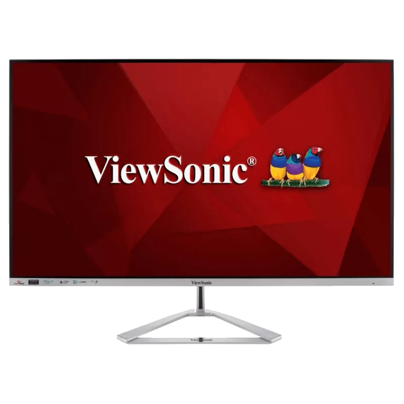 ViewSonic VX3276-2K-MHD-2 Monitor - 32 inch, 2K QHD (2560 x 1440), IPS 75Hz, Ultra-Thin Bezels, (HDMI, Display Port, Mini DisplayPort)