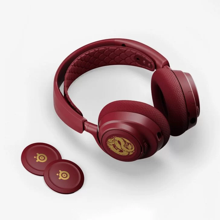 SteelSeries Arctis Nova 7 Wireless – Dragon Limited Edition Gaming Headset - Multi-Platform Gaming, Dual Wireless 2.4GHz & Bluetooth, 38hr Fast Charge Battery – for PC, PS, Mac, Mobile, Switch - Ảnh 4