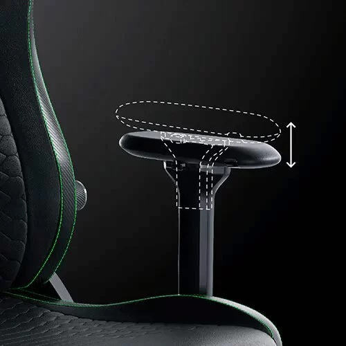 razer iskur 4d armrest up down