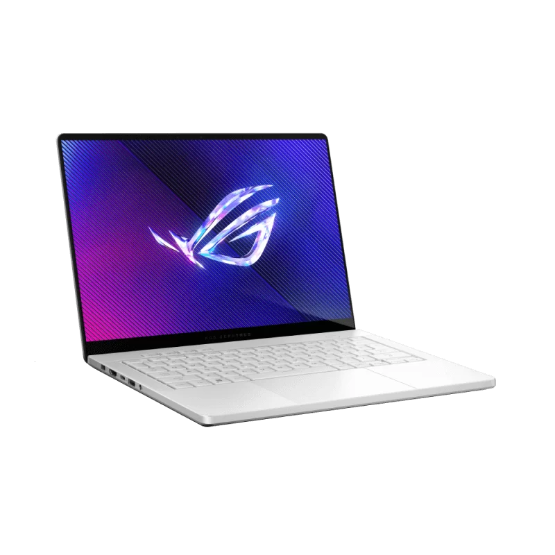 ASUS ROG Zephyrus G14 (2024) GA403 White (GA403UU-QS101W) Gaming Laptop - OLED, R9-8945HS, RTX 4050, 2H-PLATINUM WHITE 4 ASUS ROG Zephyrus G14 (2024) GA403 White (GA403UU-QS101W) Gaming Laptop - OLED, R9-8945HS, RTX 4050, 2H-PLATINUM WHITE - Ảnh 4