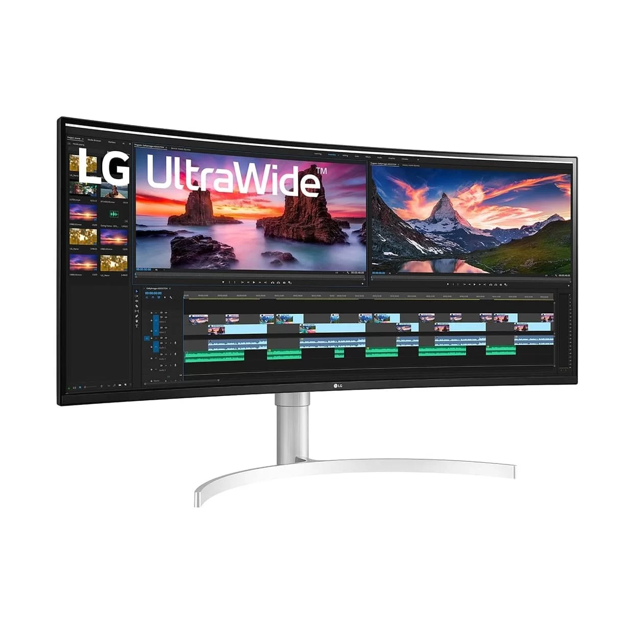 LG 38WN95C-W UltraWide Monitor - 38 inch Nano IPS Curved QHD+ (3840 x 1600), VESA Display HDR 600, G-SYNC Compatible, Thunderbolt 5 LG 38WN95C-W UltraWide Monitor - 38 inch Nano IPS Curved QHD+ (3840 x 1600), VESA Display HDR 600, G-SYNC Compatible, Thunderbolt - Ảnh 5