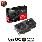 ASUS Dual Radeon RX 7600 OC Edition 8GB GDDR6 (DUAL-RX7600-O8G) Graphics Card