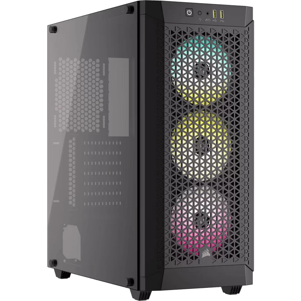 CORSAIR 480T RGB Airflow Tempered Glass Mid-Tower Case 1 CORSAIR 480T RGB Airflow Tempered Glass Mid-Tower Case