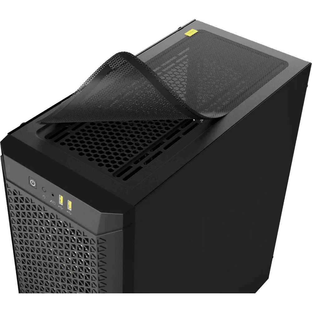 CORSAIR 480T RGB Airflow Tempered Glass Mid-Tower Case 10 CORSAIR 480T RGB Airflow Tempered Glass Mid-Tower Case - Ảnh 10