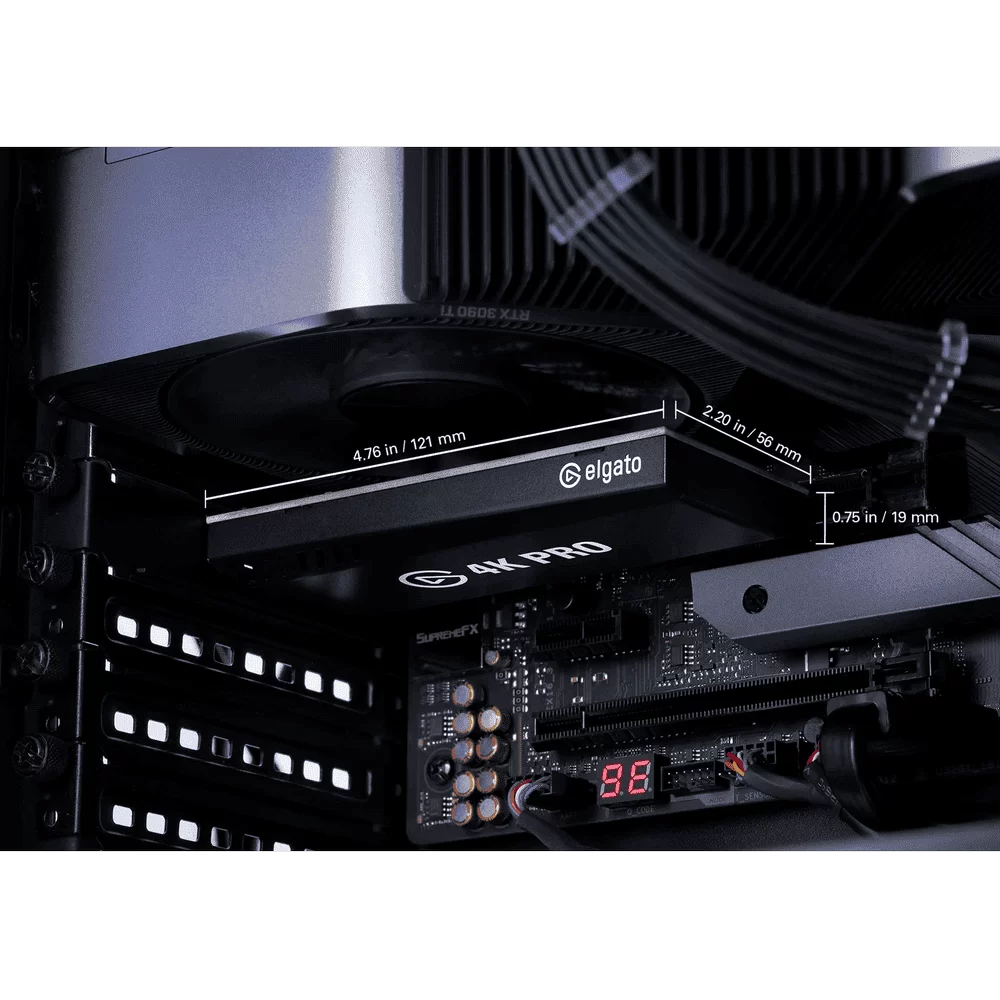 Elgato 4K PRO 8K60 Passthrough, 4K60 Capture Card - VRR + HDR10, HDMI 2.1, PCIe 2.0 x4 connection 8 Elgato 4K PRO 8K60 Passthrough, 4K60 Capture Card - VRR + HDR10, HDMI 2.1, PCIe 2.0 x4 connection - Ảnh 8