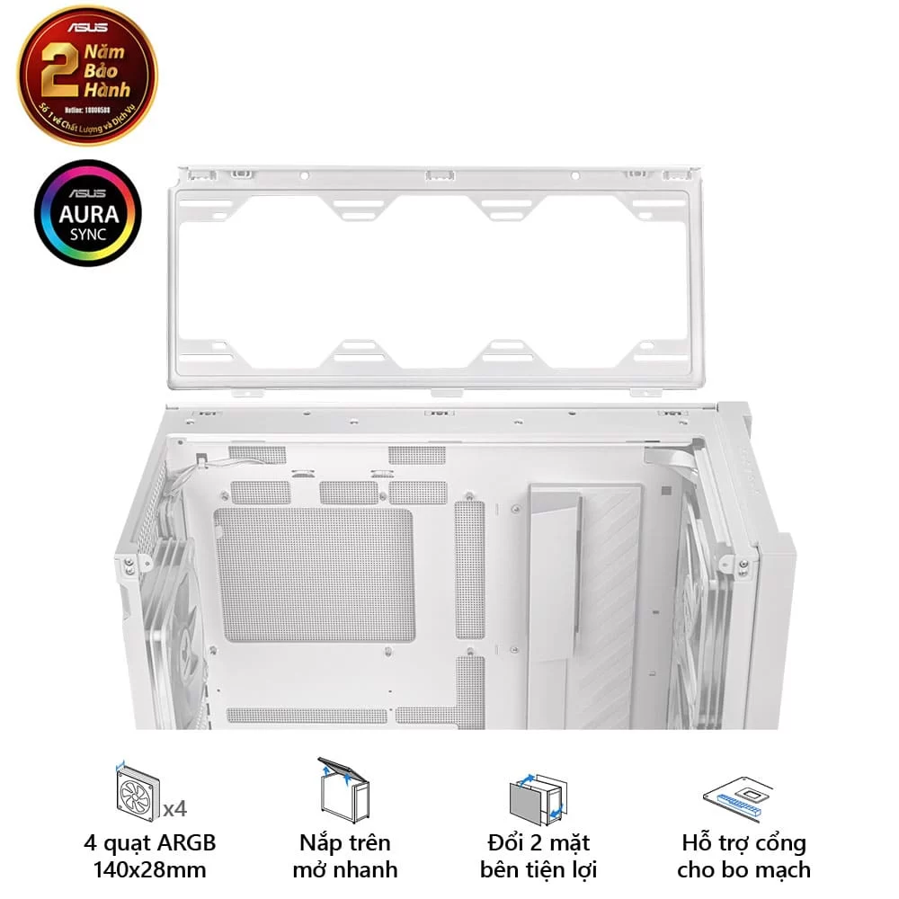 ASUS TUF Gaming GT302 ARGB White Case 13 ASUS TUF Gaming GT302 ARGB White Case - Ảnh 13