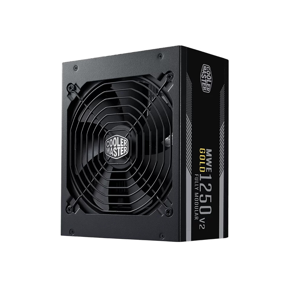 Cooler Master MWE Gold 1250 V2 ATX3.1 Fully Modular PSU - 1250W, 80+ Gold, Quiet 140mm FDB Fan, 2 EPS Connectors, High Temperature Resilience 2 Cooler Master MWE Gold 1250 V2 ATX3.1 Fully Modular PSU - 1250W, 80+ Gold, Quiet 140mm FDB Fan, 2 EPS Connectors, High Temperature Resilience - Ảnh 2