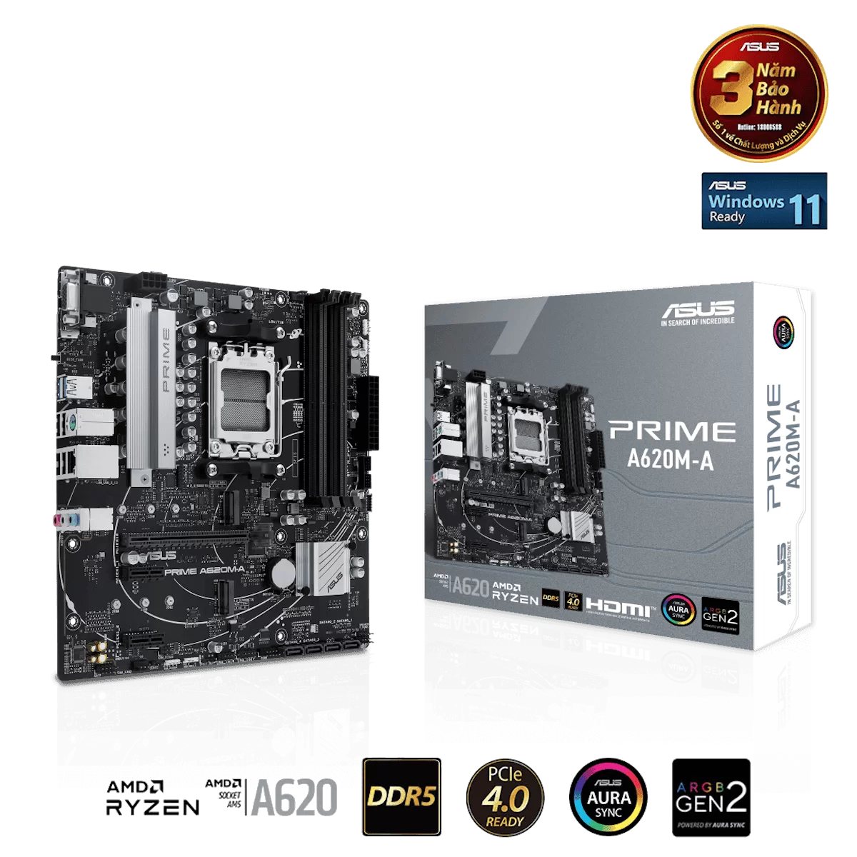 ASUS PRIME A620M-A Mainboard 1 ASUS PRIME A620M-A Mainboard