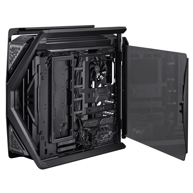 ASUS ROG Hyperion GR701 BTF Edition PC Case - Black, Full Tower Tempered Glass 9 ASUS ROG Hyperion GR701 BTF Edition PC Case - Black, Full Tower Tempered Glass - Ảnh 9
