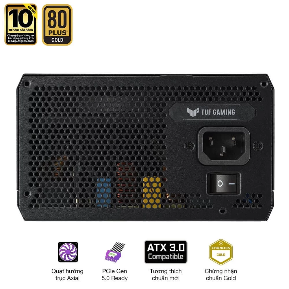 ASUS TUF Gaming 1200W Gold PSU - PCIe 5.0 support 13 ASUS TUF Gaming 1200W Gold PSU - PCIe 5.0 support - Ảnh 13