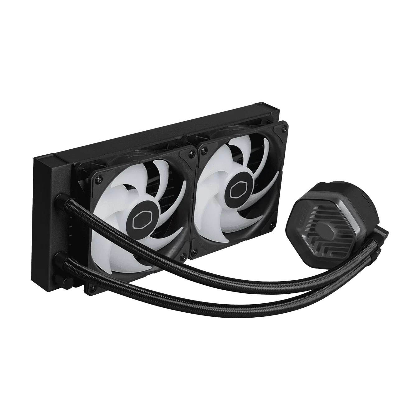 Cooler Master MASTERLIQUID 240 ATMOS ARGB Close-Loop AIO Liquid Cooling - Black, Customize Pump, Sickleflow Edge PWM Fans, 240mm Radiator, CryoFuze Cooling 7 Cooler Master MASTERLIQUID 240 ATMOS ARGB Close-Loop AIO Liquid Cooling - Black, Customize Pump, Sickleflow Edge PWM Fans, 240mm Radiator, CryoFuze Cooling - Ảnh 7