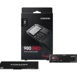 Samsung 980 Pro 1TB (MZ-V8P1T0BW) SSD - PCIe Gen 4.0 x4, NVMe V-NAND, M.2 2280 22 vn 980 pro nvme m2 ssd mz v8p1t0bw 539169484