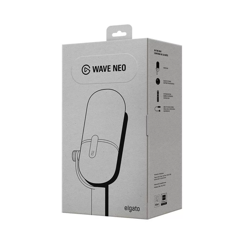 Elgato Wave Neo - White, 24-bit 96kHz, USB-C Connection 3 Elgato Wave Neo - White, 24-bit 96kHz, USB-C Connection - Ảnh 3