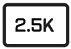 2.5k icon