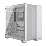 CORSAIR 6500D Airflow White - Dual Chamber, Tempered Glass, Mid Tower ATX Case