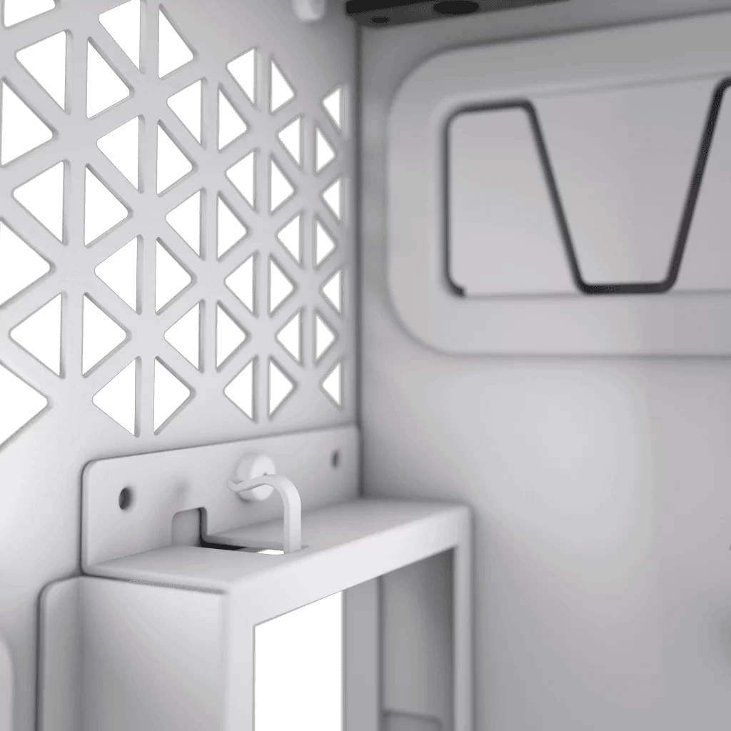 CORSAIR 6500X White - Dual Chamber, Tempered Glass, Mid Tower ATX Case 5 CORSAIR 6500X White - Dual Chamber, Tempered Glass, Mid Tower ATX Case - Ảnh 5