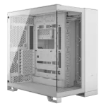 CORSAIR 6500X White - Dual Chamber, Tempered Glass, Mid Tower ATX Case