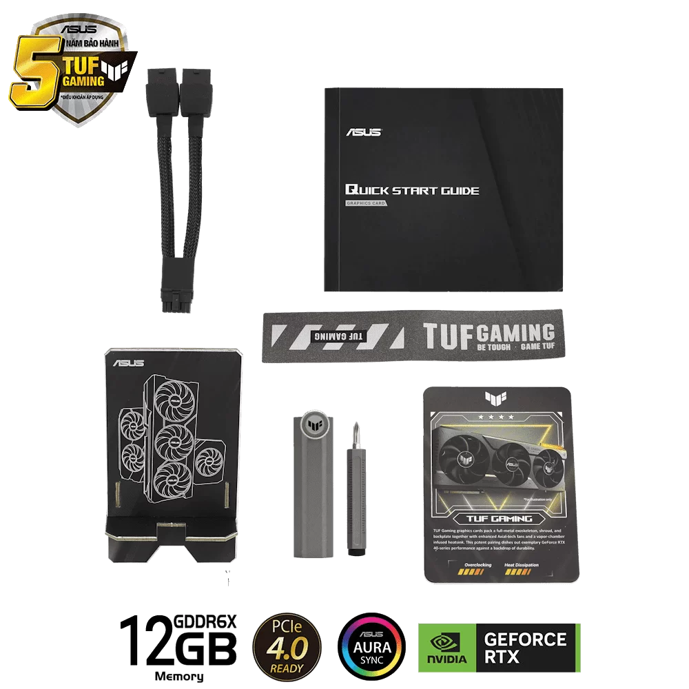 ASUS TUF Gaming GeForce RTX 4070 SUPER 12GB GDDR6X (TUF-RTX4070S-12G-GAMING) Graphics Card 13 ASUS TUF Gaming GeForce RTX 4070 SUPER 12GB GDDR6X (TUF-RTX4070S-12G-GAMING) Graphics Card - Ảnh 13