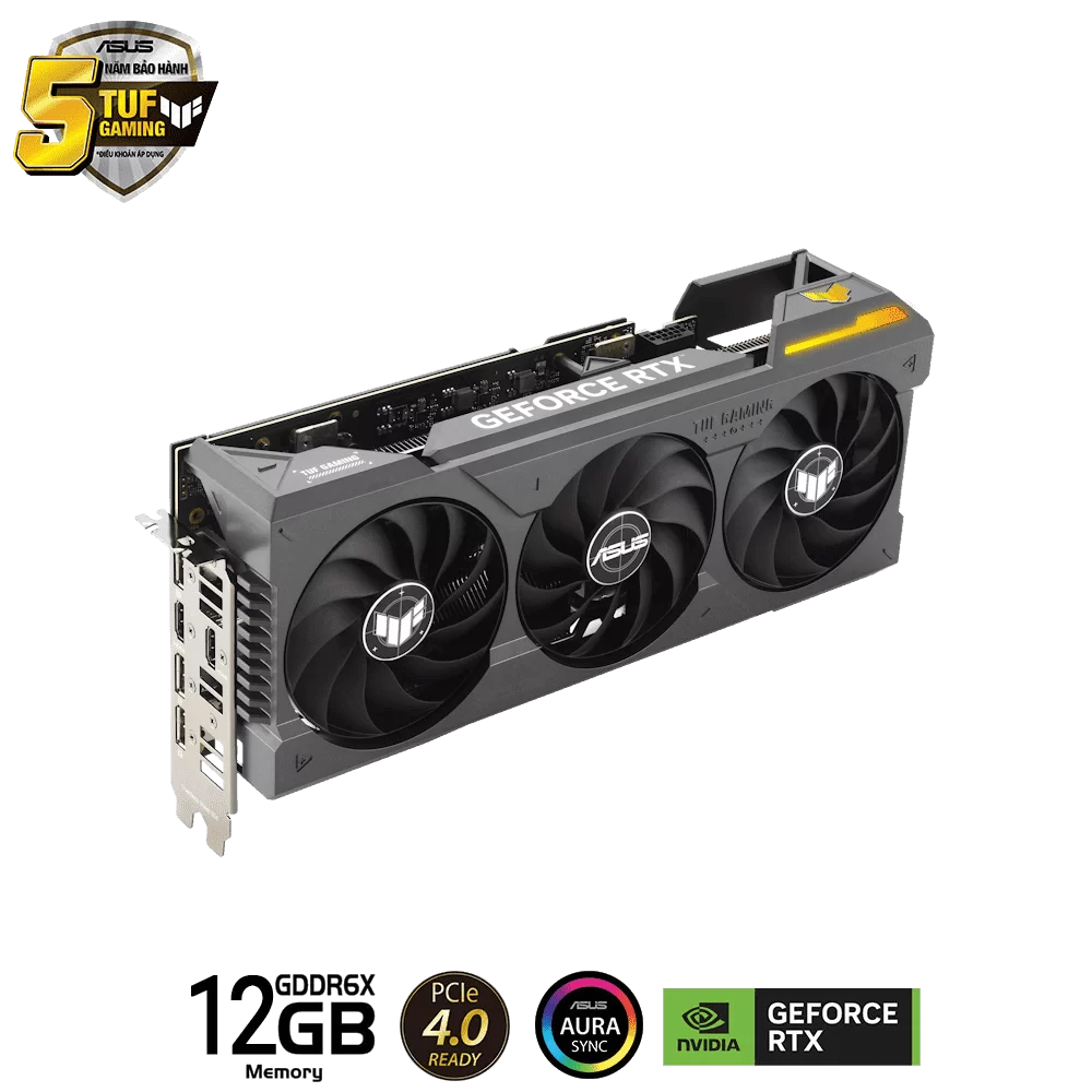 ASUS TUF Gaming GeForce RTX 4070 SUPER 12GB GDDR6X (TUF-RTX4070S-12G-GAMING) Graphics Card 3 ASUS TUF Gaming GeForce RTX 4070 SUPER 12GB GDDR6X (TUF-RTX4070S-12G-GAMING) Graphics Card - Ảnh 3