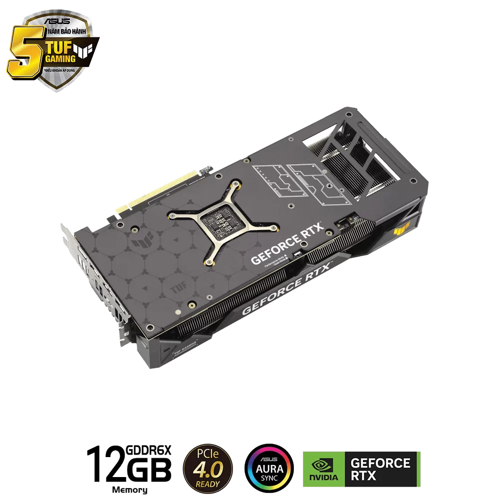 ASUS TUF Gaming GeForce RTX 4070 SUPER 12GB GDDR6X (TUF-RTX4070S-12G-GAMING) Graphics Card 4 ASUS TUF Gaming GeForce RTX 4070 SUPER 12GB GDDR6X (TUF-RTX4070S-12G-GAMING) Graphics Card - Ảnh 4