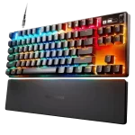 SteelSeries Apex Pro TKL Wireless (2023) Gaming Keyboard - OmniPoint 2.0 Adjustable HyperMagnetic Switches, OLED Smart Display, RGB Backlit, Magnetic Wrist Rest