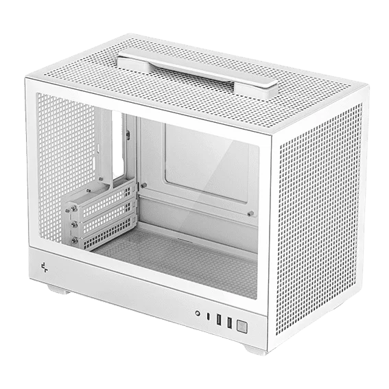 DEEPCOOL CH160 WH - White Portable High Airflow M-ITX Case 1 DEEPCOOL CH160 WH - White Portable High Airflow M-ITX Case
