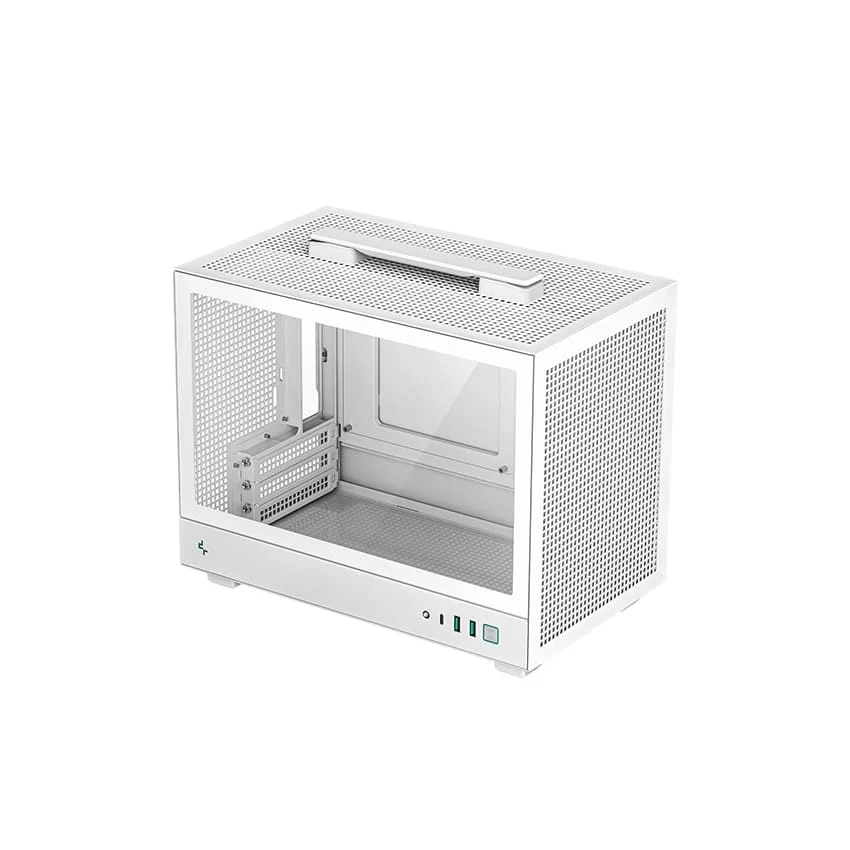 DEEPCOOL CH160 WH - White Portable High Airflow M-ITX Case 2 DEEPCOOL CH160 WH - White Portable High Airflow M-ITX Case - Ảnh 2