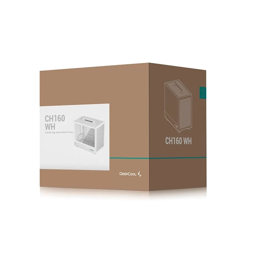 DEEPCOOL CH160 WH - White Portable High Airflow M-ITX Case 13 DEEPCOOL CH160 WH - White Portable High Airflow M-ITX Case - Ảnh 13