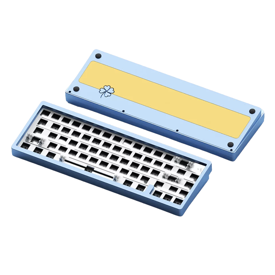 Kit Lucky65 Keyboard - 3 modes, CNC Aluminium, Gasket Mount, Hotswap, Per-key RGB Lights, Anodized/Electro Colors, Aluminum gold weight, 3750mAh Battery 5 Kit Lucky65 Keyboard - 3 modes, CNC Aluminium, Gasket Mount, Hotswap, Per-key RGB Lights, Anodized/Electro Colors, Aluminum gold weight, 3750mAh Battery - Ảnh 5