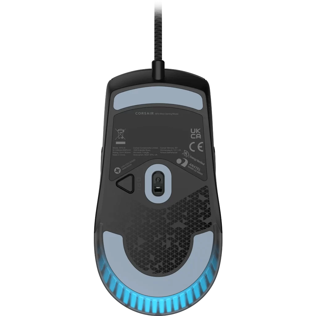 CORSAIR M75 Lightweight RGB Gaming Mouse (AP) - Black, MARKSMAN 26K, Wired USB 2.0 Type-A port connection, iCUE support 2 CORSAIR M75 Lightweight RGB Gaming Mouse (AP) - Black, MARKSMAN 26K, Wired USB 2.0 Type-A port connection, iCUE support - Ảnh 2