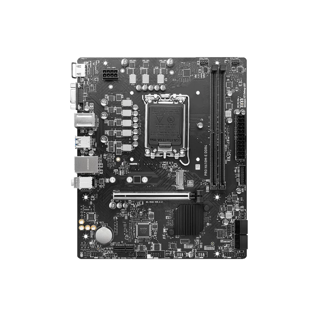 MSI PRO H610M-E DDR4 Mainboard 2 MSI PRO H610M-E DDR4 Mainboard - Ảnh 2