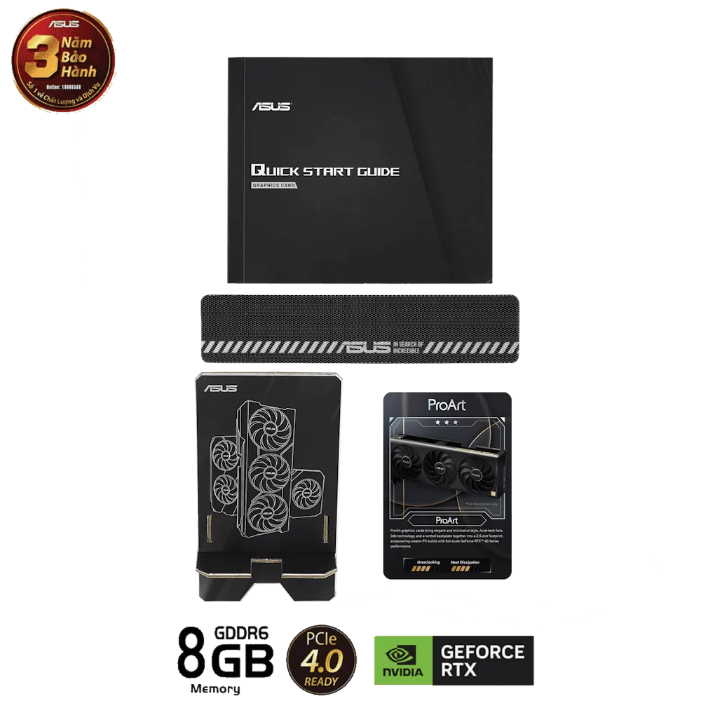 ASUS ProArt GeForce RTX 4060 8GB GDDR6 (PROART-RTX4060-8G) Graphics Card 13 ASUS ProArt GeForce RTX 4060 8GB GDDR6 (PROART-RTX4060-8G) Graphics Card - Ảnh 13