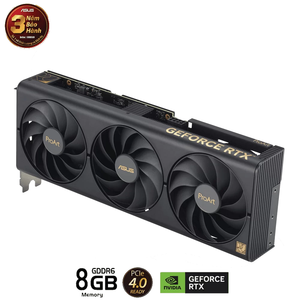 ASUS ProArt GeForce RTX 4060 8GB GDDR6 (PROART-RTX4060-8G) Graphics Card 6 ASUS ProArt GeForce RTX 4060 8GB GDDR6 (PROART-RTX4060-8G) Graphics Card - Ảnh 6