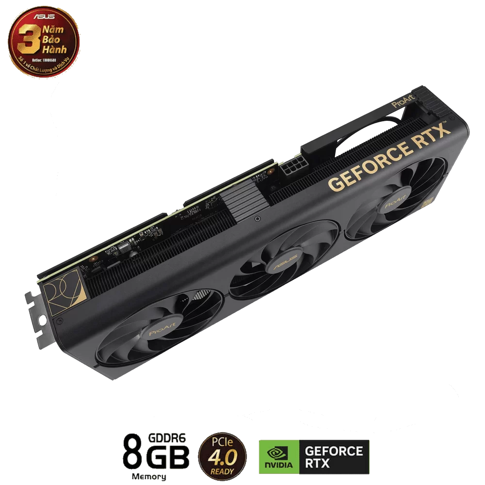 ASUS ProArt GeForce RTX 4060 8GB GDDR6 (PROART-RTX4060-8G) Graphics Card 7 ASUS ProArt GeForce RTX 4060 8GB GDDR6 (PROART-RTX4060-8G) Graphics Card - Ảnh 7