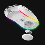Razer Cobra Pro Wireless White Gaming Mouse - 70g, 30000 dpi, Chroma RGB Lighting, Optical Mouse Switches Gen-3, Bluetooth & USB Type C
