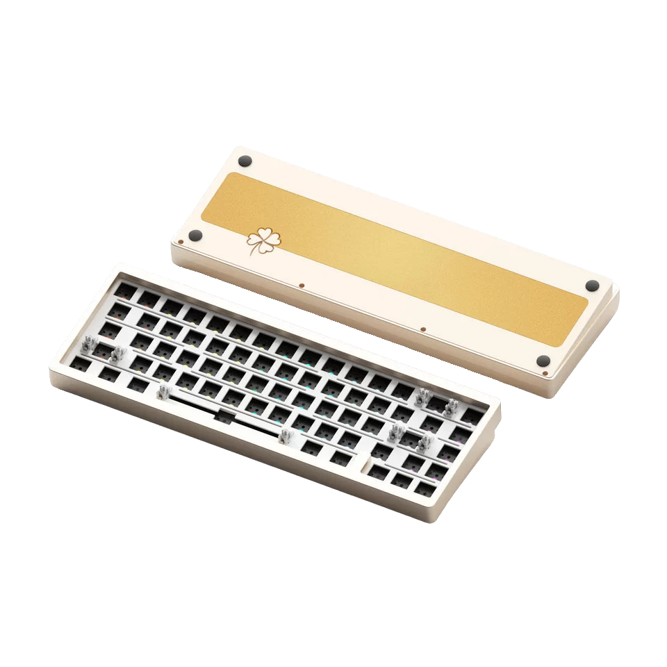 Kit Lucky65 Keyboard - 3 modes, CNC Aluminium, Gasket Mount, Hotswap, Per-key RGB Lights, Anodized/Electro Colors, Aluminum gold weight, 3750mAh Battery 6 Kit Lucky65 Keyboard - 3 modes, CNC Aluminium, Gasket Mount, Hotswap, Per-key RGB Lights, Anodized/Electro Colors, Aluminum gold weight, 3750mAh Battery - Ảnh 6