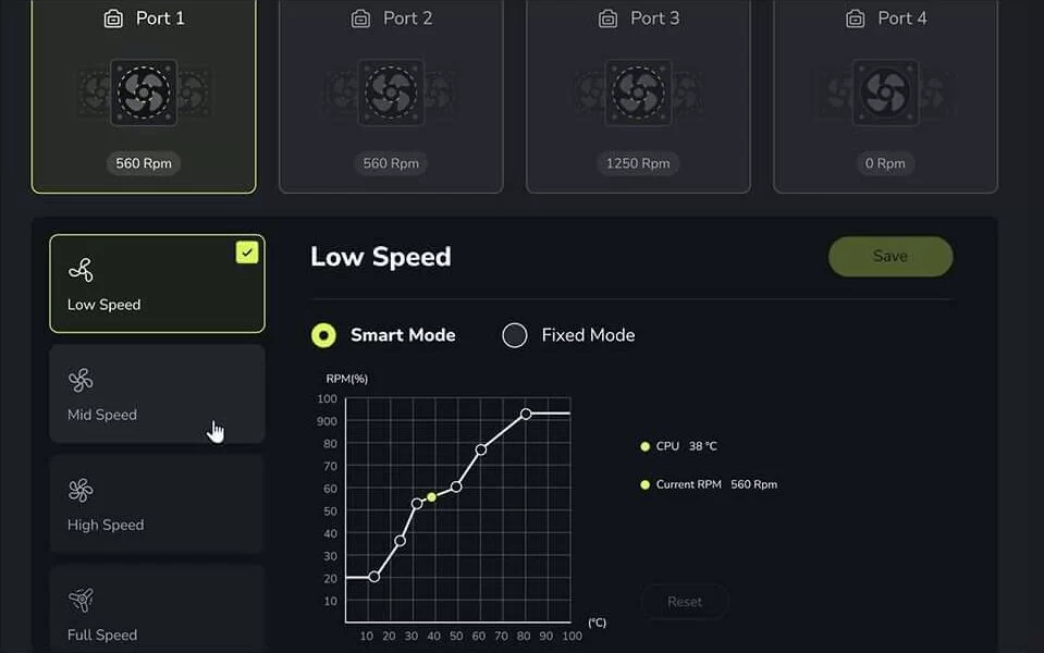 dynamic speed control