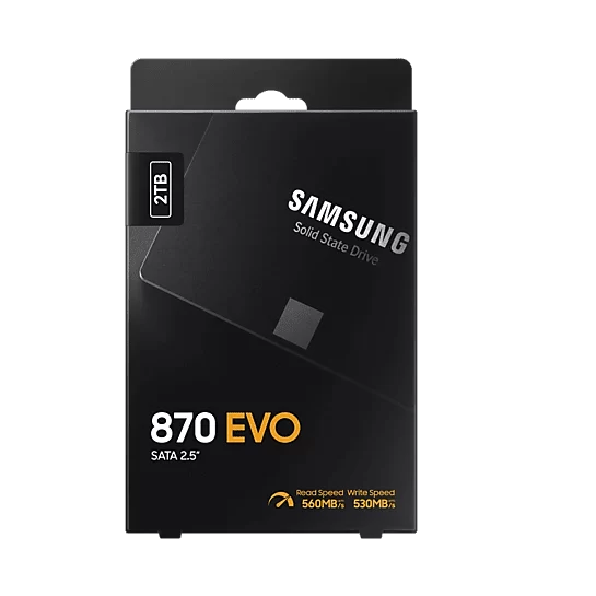 Samsung 870 EVO 2TB SSD - SATA III (MZ-77E2T0BW) 7 Samsung 870 EVO 2TB SSD - SATA III (MZ-77E2T0BW) - Ảnh 7