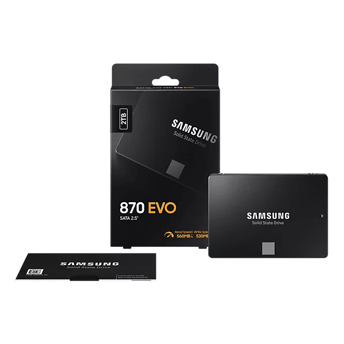 Samsung 870 EVO 2TB SSD - SATA III (MZ-77E2T0BW) 10 Samsung 870 EVO 2TB SSD - SATA III (MZ-77E2T0BW) - Ảnh 10