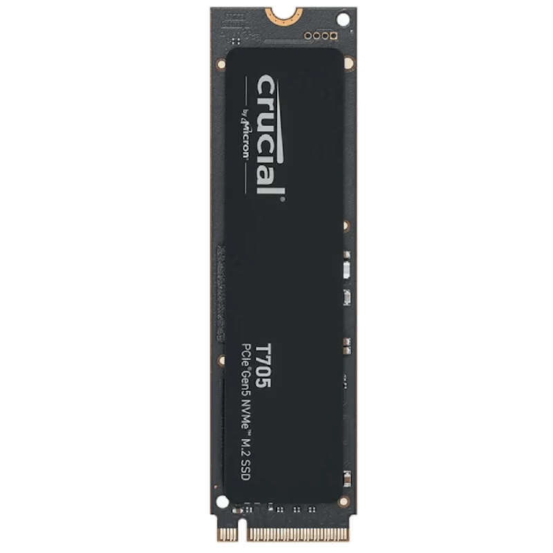 Crucial T705 2TB Heatsink (CT2000T705SSD5) SSD – M.2 2280, PCIe Gen 5.0 x4 NVMe 2.0 5 Crucial T705 2TB Heatsink (CT2000T705SSD5) SSD – M.2 2280, PCIe Gen 5.0 x4 NVMe 2.0 - Ảnh 5