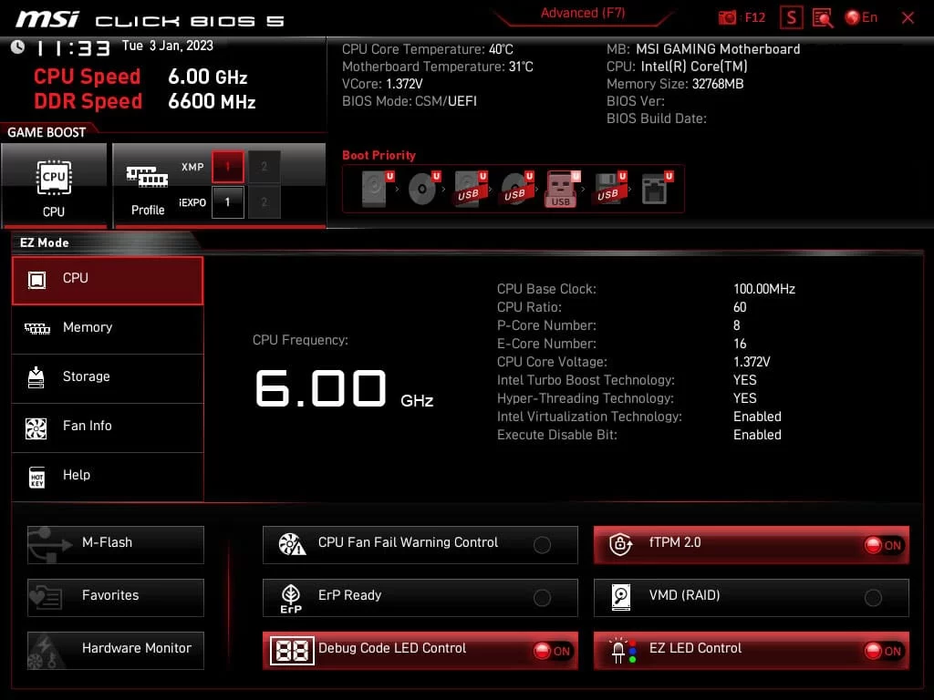 EZ Intel B760