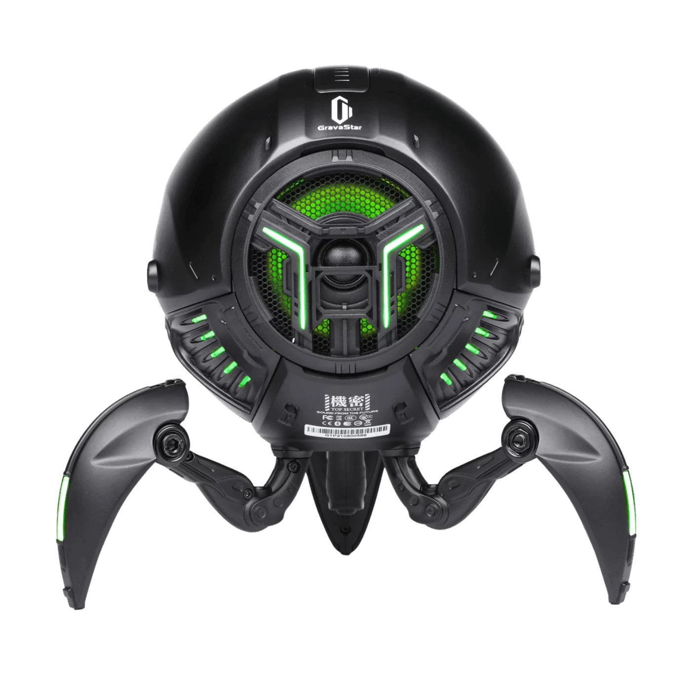 GravaStar Mars Pro Sci-fi Bluetooth Speaker - Black