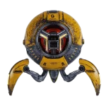 GravaStar Mars Pro Sci-fi Bluetooth Speaker - War Damaged Yellow