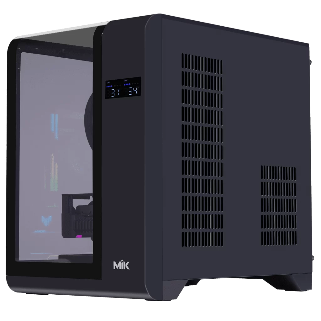 MIK BARBATOS M Black - M-ATX, CURVED GLASS with display screen Case 6 MIK BARBATOS M Black - M-ATX, CURVED GLASS with display screen Case - Ảnh 6