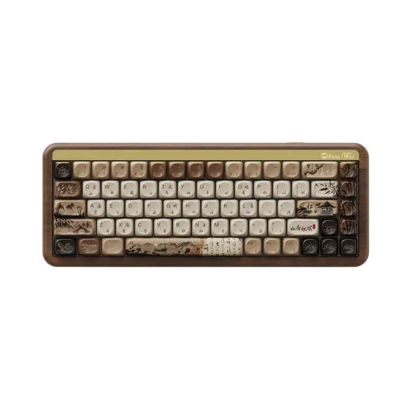 AKKO MU01 Mountain Seclusion Keyboard - Hotswap, RGB, Multi-Modes, Akko V3 Piano Pro Switch